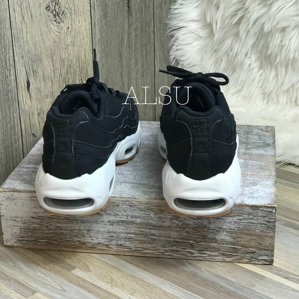 Nike Air Max 95 Black Anthracite White W AUTHENTIC - Picture 5 of 7